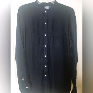Polo men's 100% linen shirt